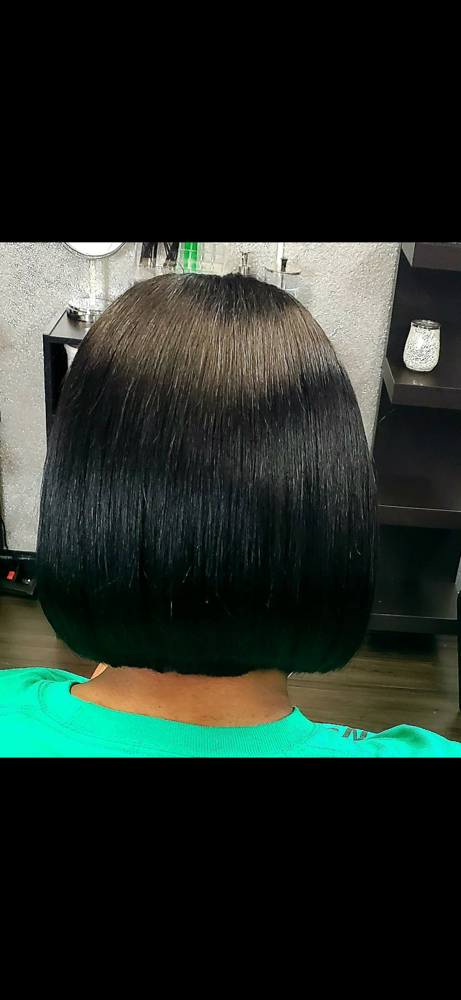 Shampoo & Style (Relaxed Hair)
