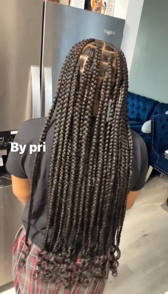 Knotless Braids Large & Jumbo