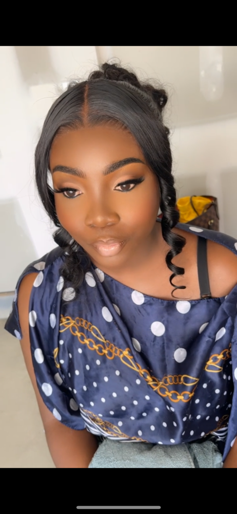 Soft Glam & Wig Install
