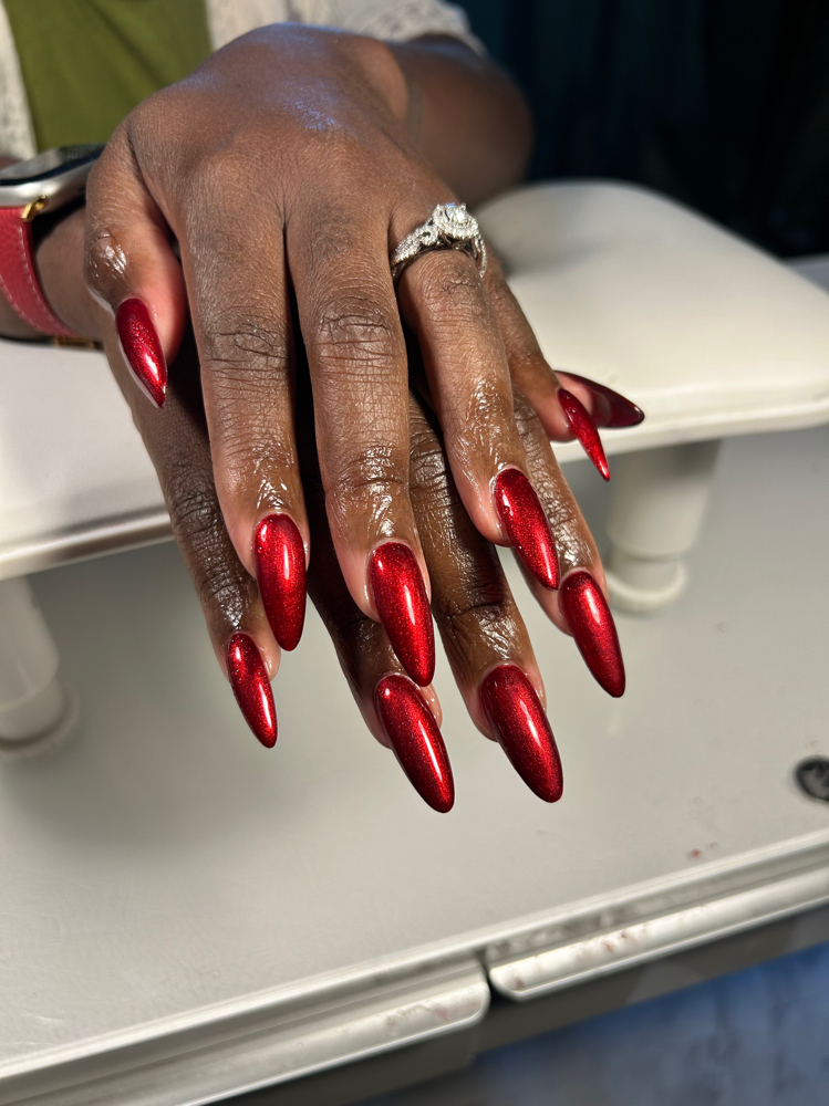 Long Acrylic Set at Soft But Sharp Nails in Colorado Springs, CO
