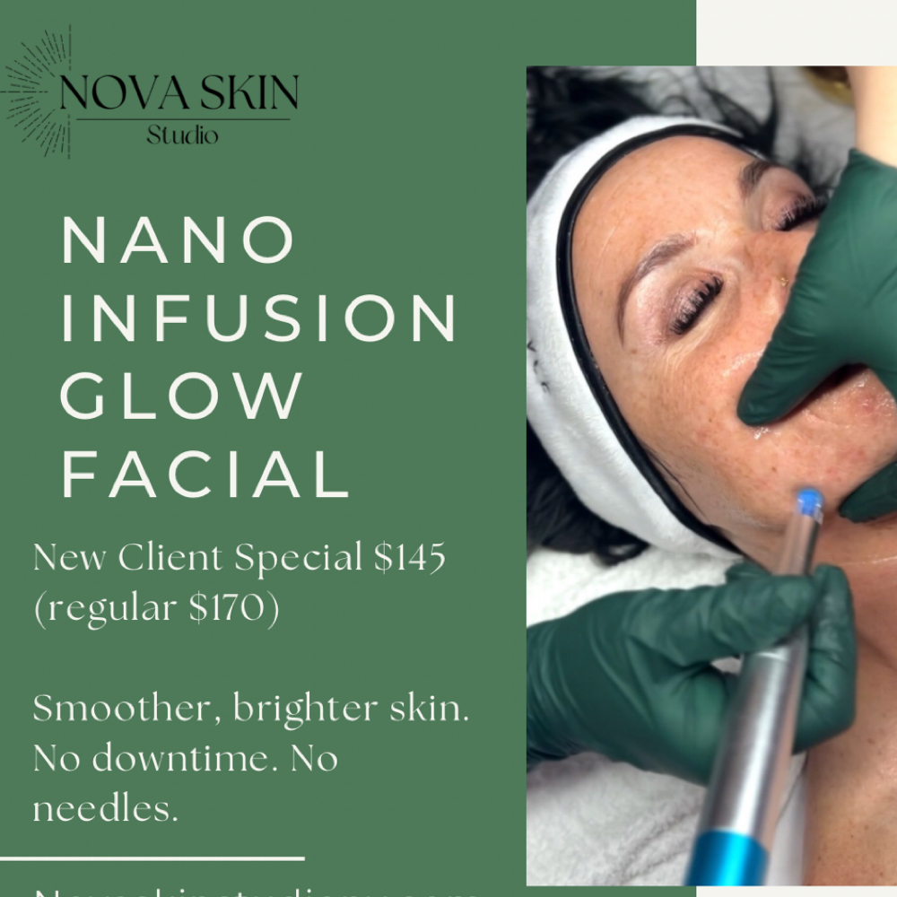 Nano Infusion Glow Facial at Nova Skin Studio in Getzville, NY