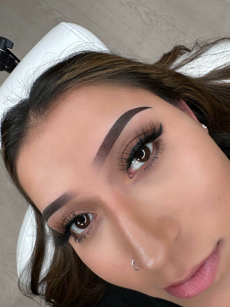 Ombre powder brows