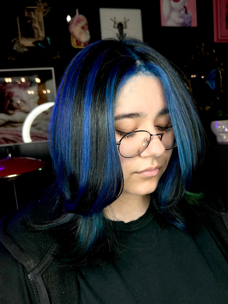 Chunky vivid highlights