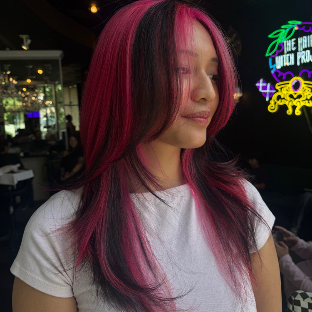 Chunky highlights at Violent Vivids in Claremont, CA