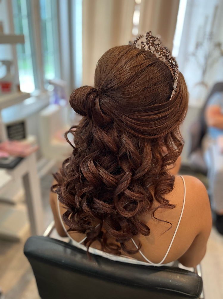 Quinceñera Hair.