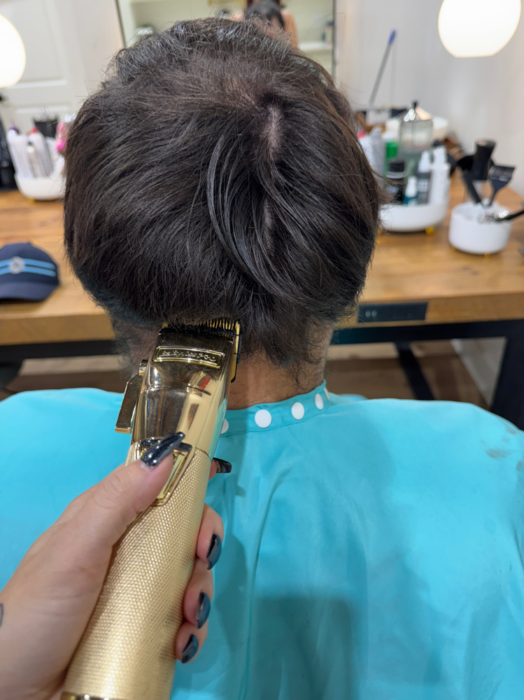 Mens Cut at Skylar Hoke in Welsh, LA