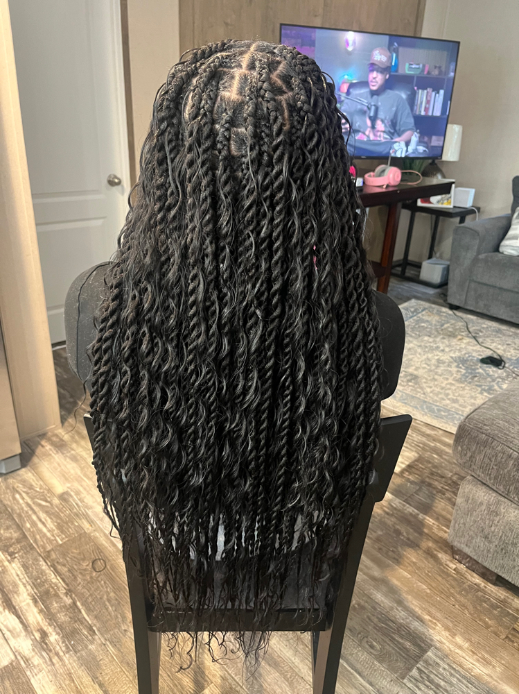 Boho hair