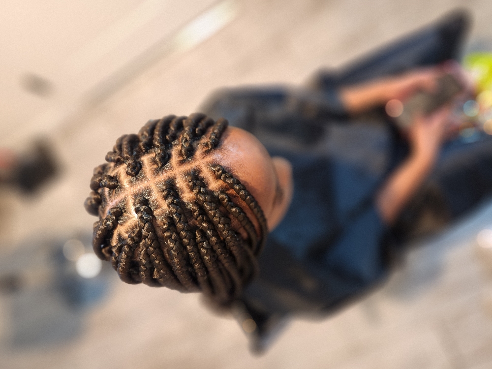 Medium Box Braids