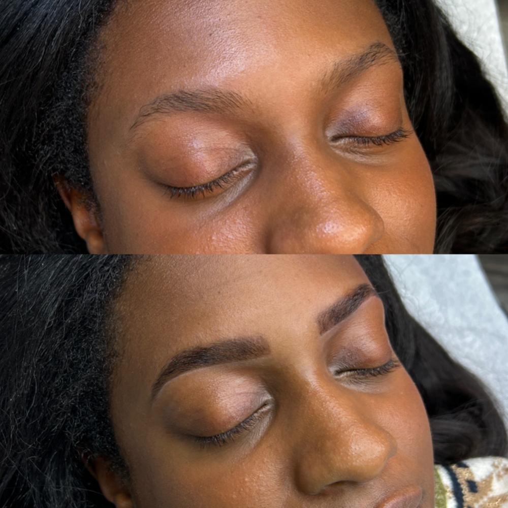 Brow Wax + Hybrid Stain at The SKN Studio in Greenville, NC