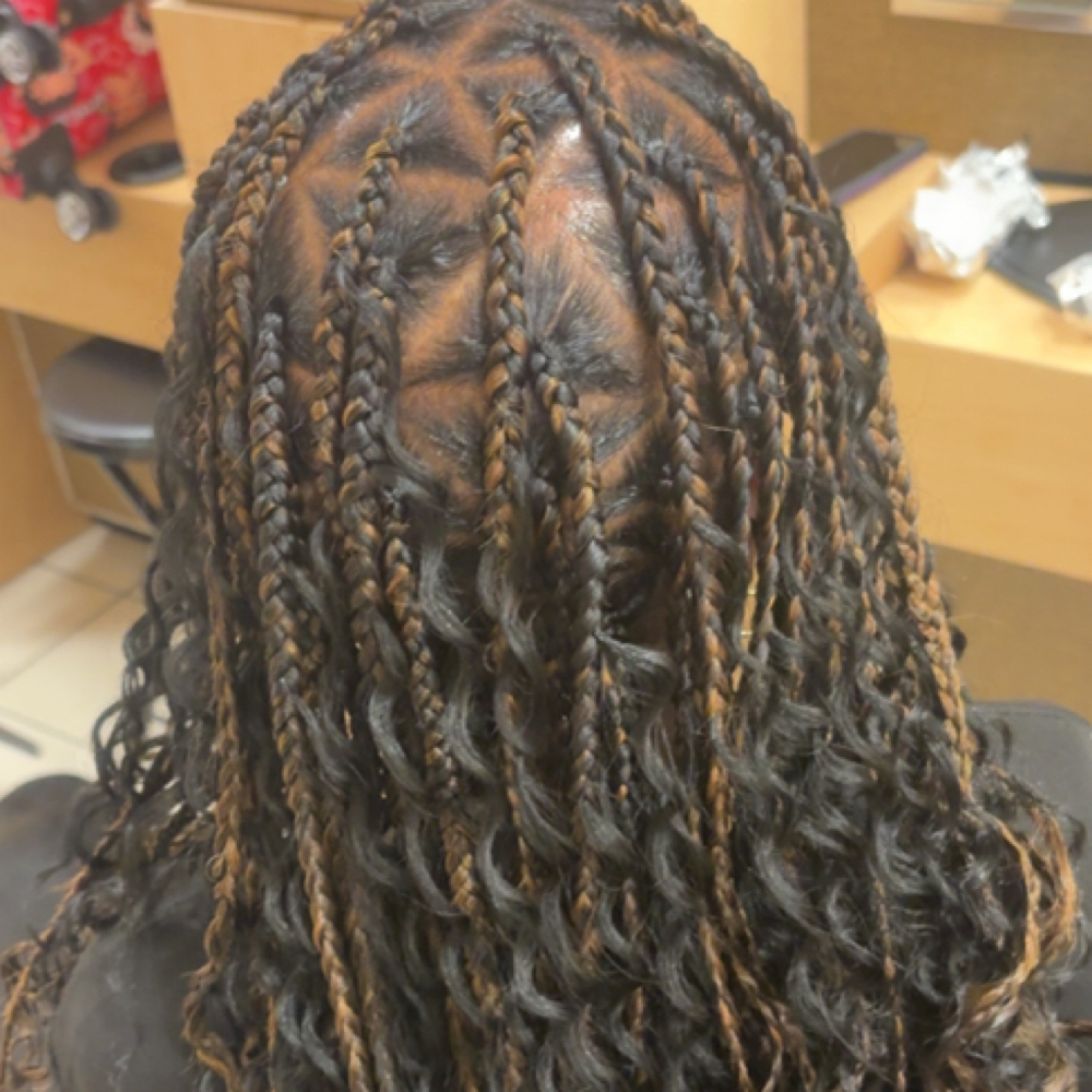 Large BoHo Braids at Cut Up & D.Y. E. Salon and Spa in New Orleans, LA