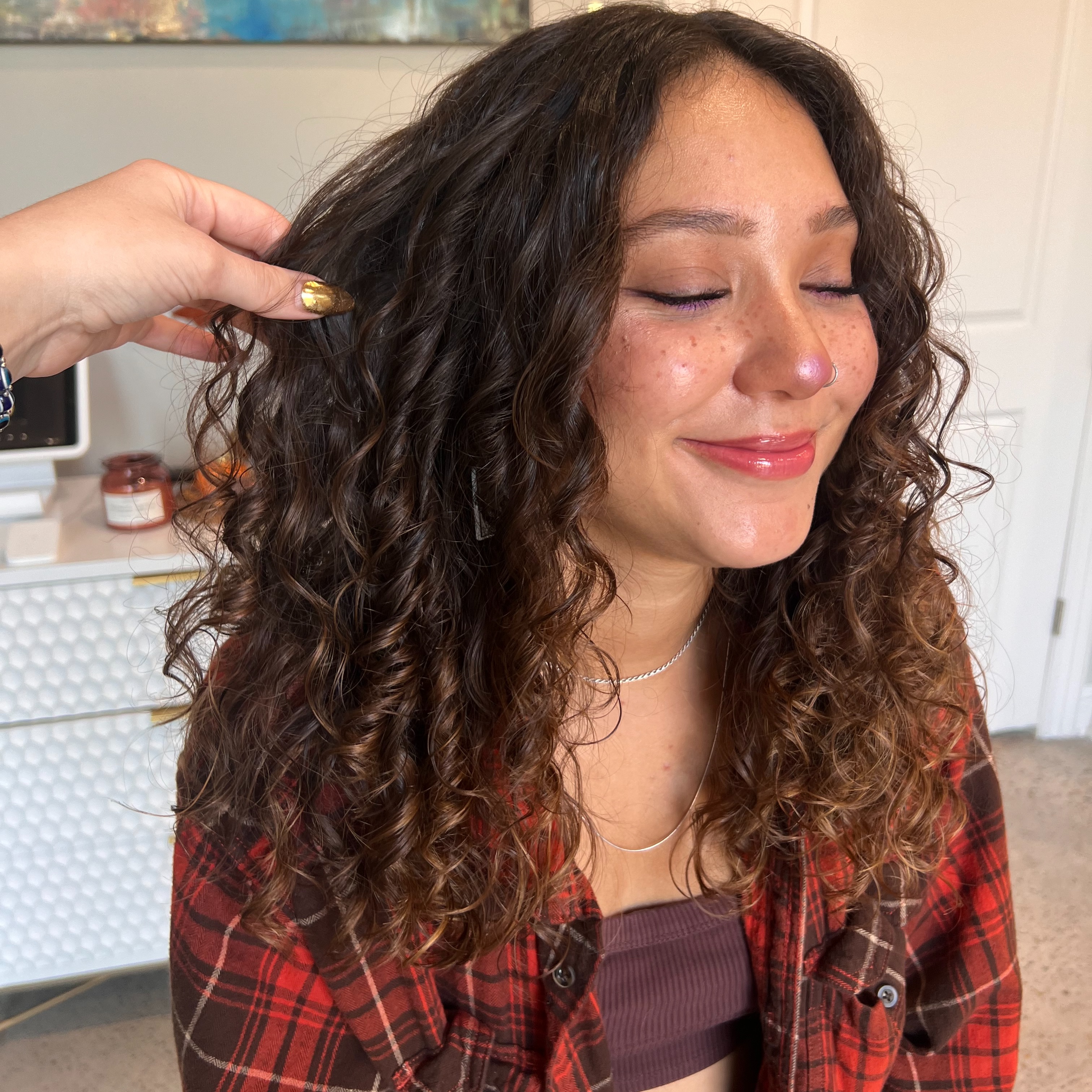 Curly Haircut at Hair With Flair in Frisco, TX