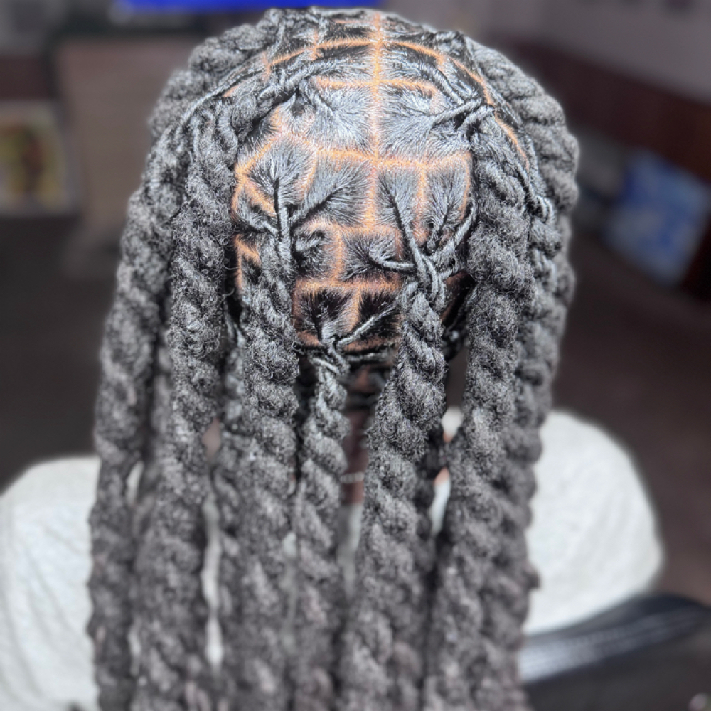 Retwist & Style Back Length at TWISTEDBYTOOTSIELLC in Stone Mountain, GA
