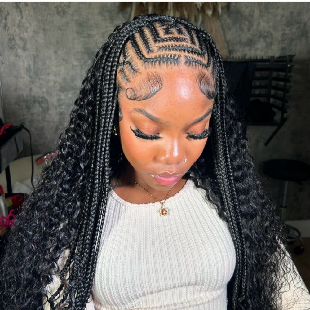 M-SMALL ZEBRA BRAIDS at Glam Braids in Marietta, GA