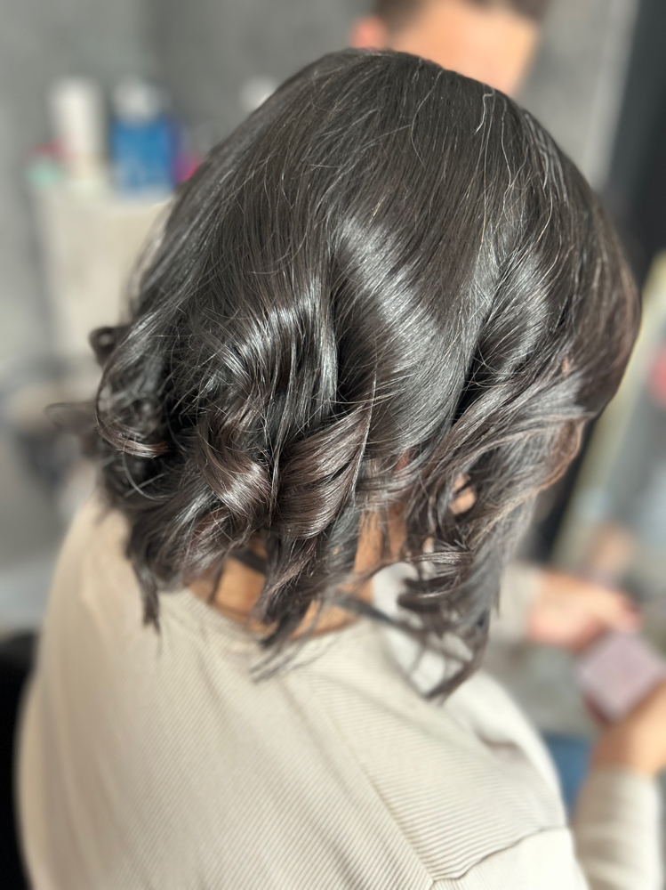 Blow dry & Style With Curls at Styled by Vee in Wilbraham, MA