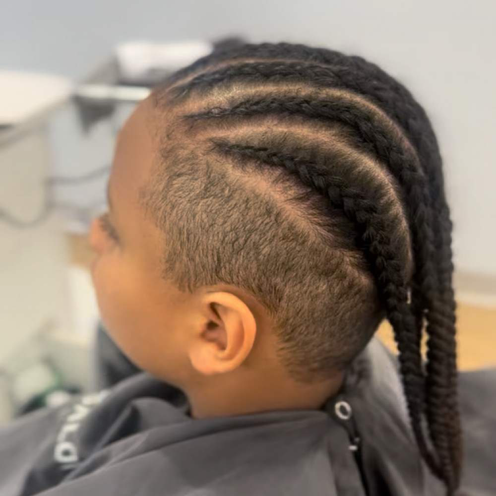 Cornrows at CNB hair by Britney in Granada Hills, CA