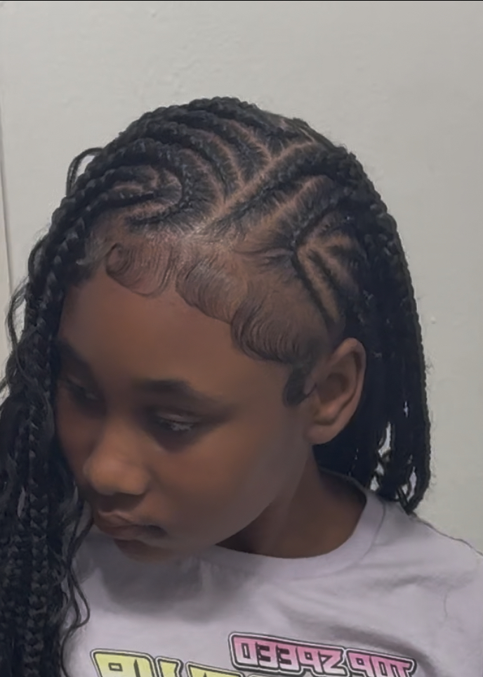 Fulani braids at Nicolestylez in charlotte, NC
