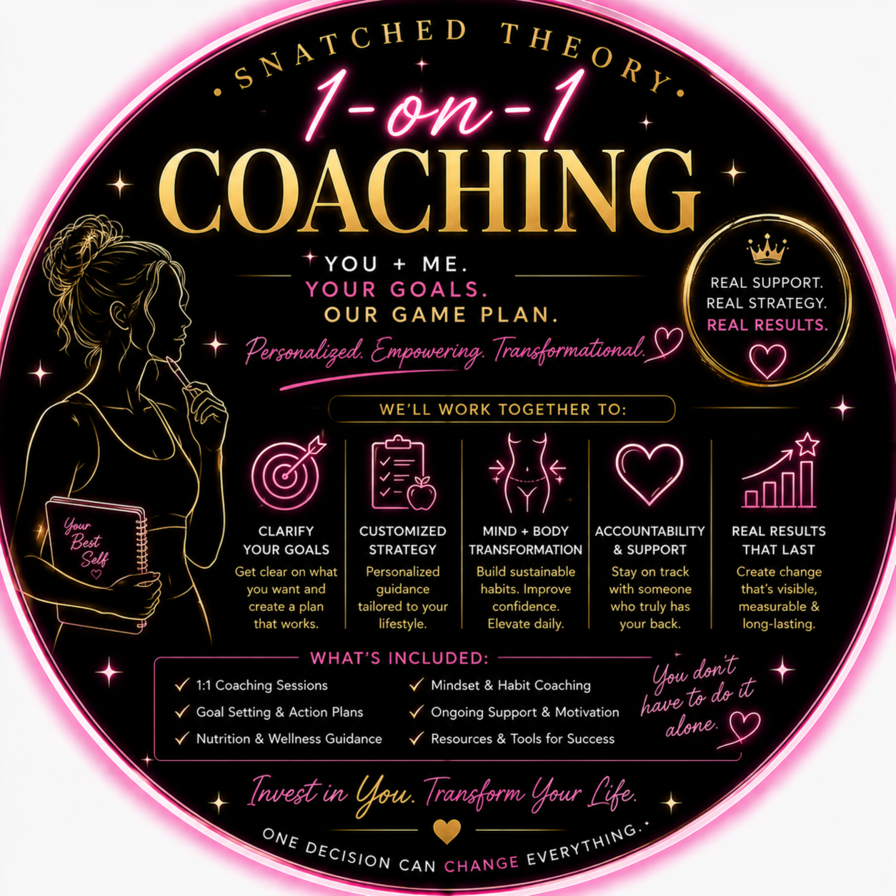 1 on 1 Health/Wellness Coaching at Snatched Theory in Sanford, FL