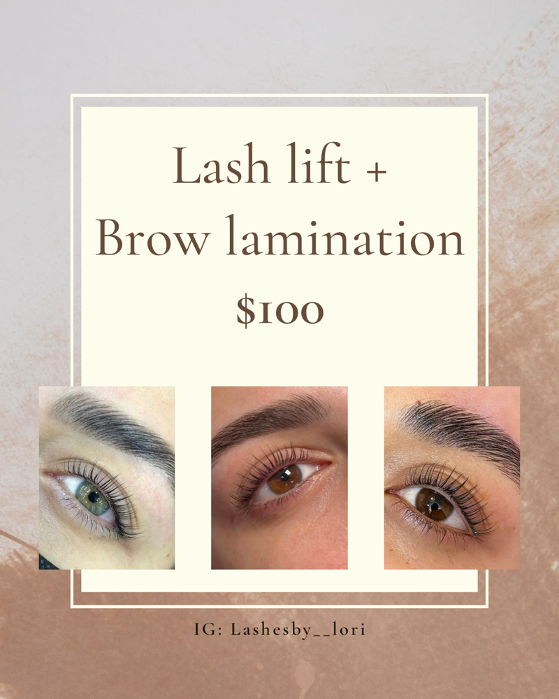 Lash Lift + Brow Lami