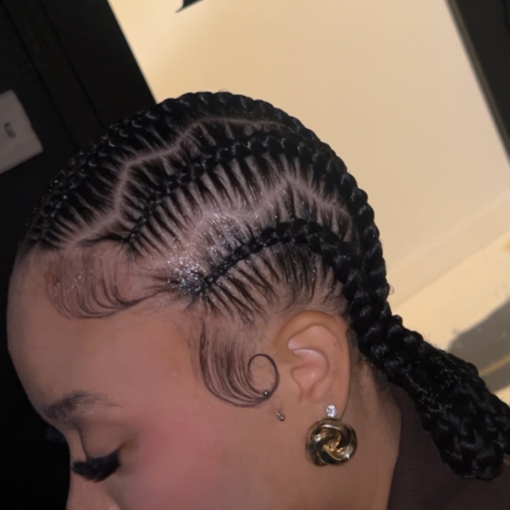 5-6 Stitch Braids at Rach_bstyling in New Orleans, LA