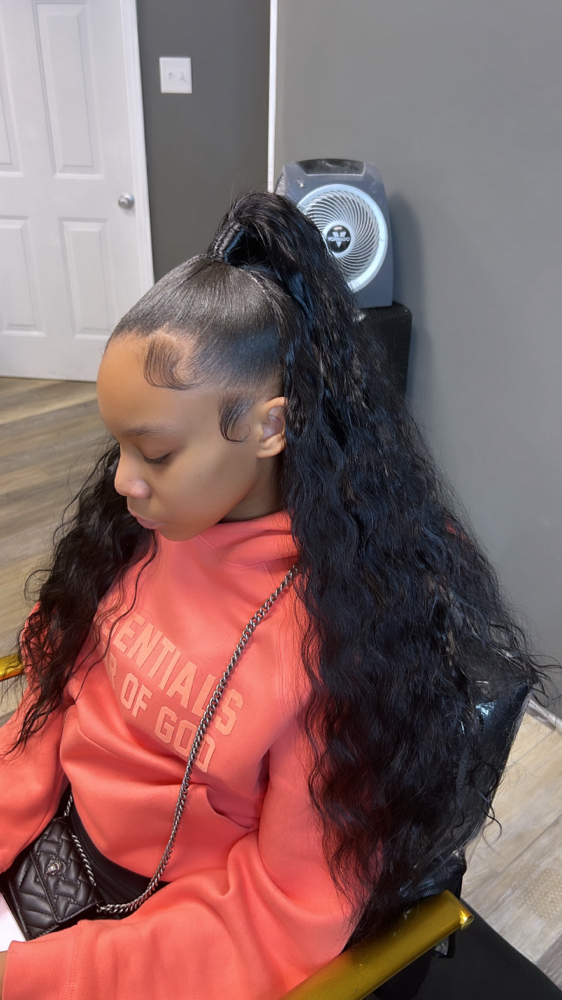 Up down ponytail
