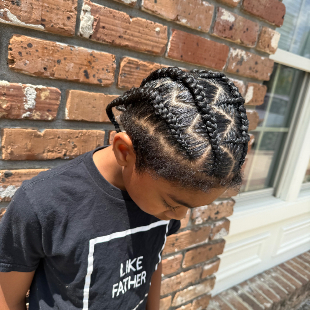 Boy’s Design Braids at Braids by Ryy in Laurel, MS