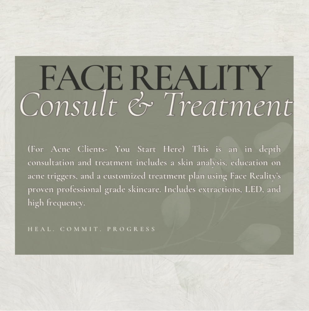 Face Reality Consult + Treatment at Intention Studio in Redding, CA