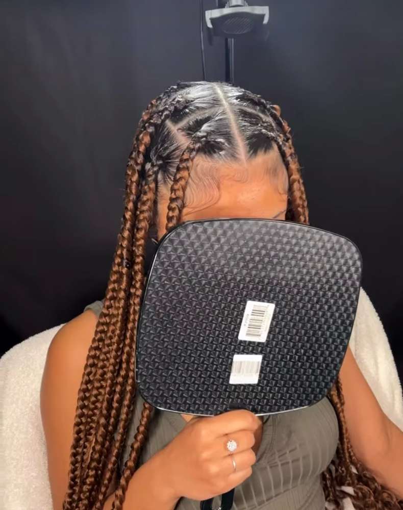 Large Knotless Braids