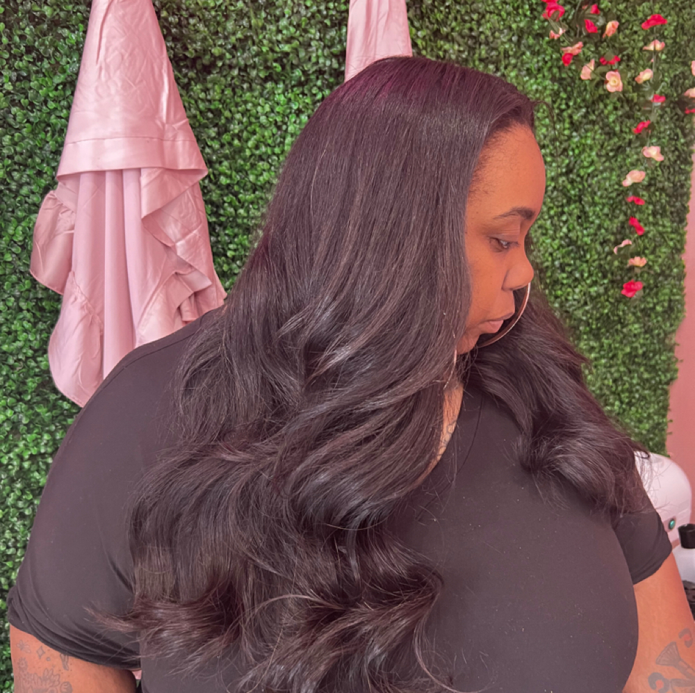 Traditonal Sew In W/ 24in Raw Hair at Brandon Shavon in Snellville, GA