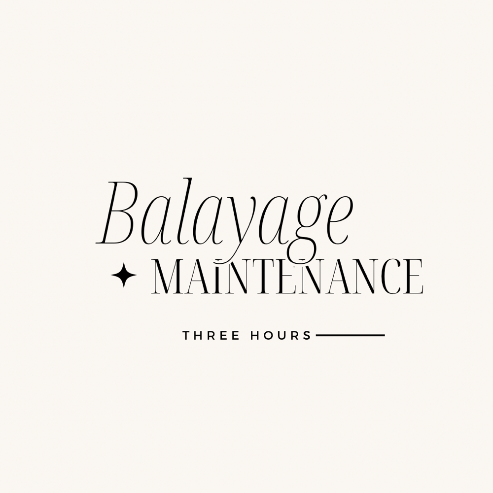 Balayage Maintenance