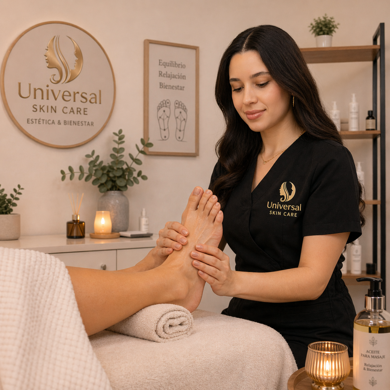 Reflexología Podal at Universal Skin Care in Aguada, PR
