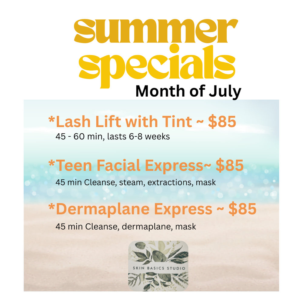 Summer Lash Lift at Skin Basics Studio in Burlingame, CA