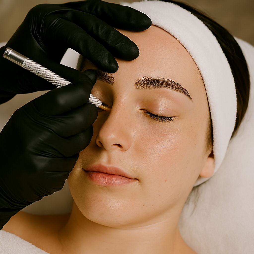 Brow Touch-Up Session at Zen Spa Aesthetics in Torrance, CA