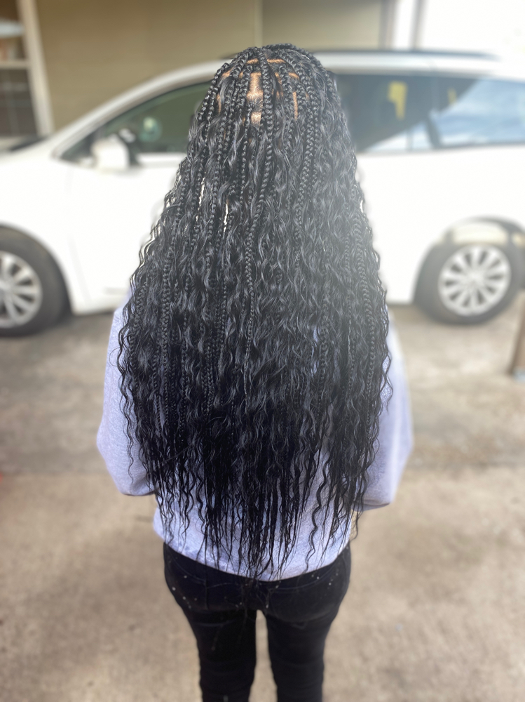Boho Knotless Braids