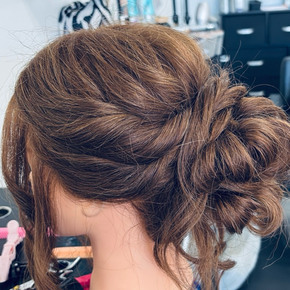 Updo at Cornerstone Salon & Spa in Falmouth, KY