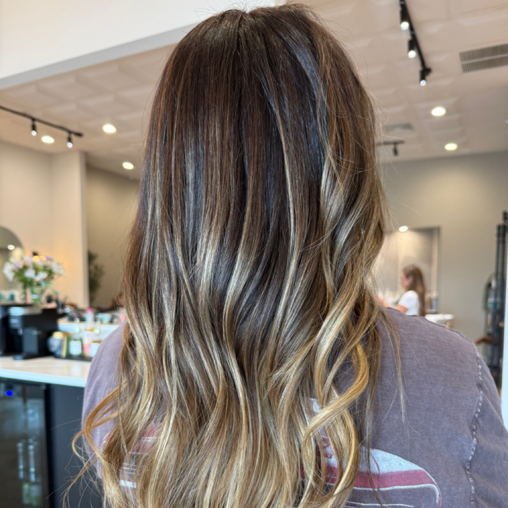 Root Touch Up + Blowout at My American Honeys in Royal Palm Beach, FL