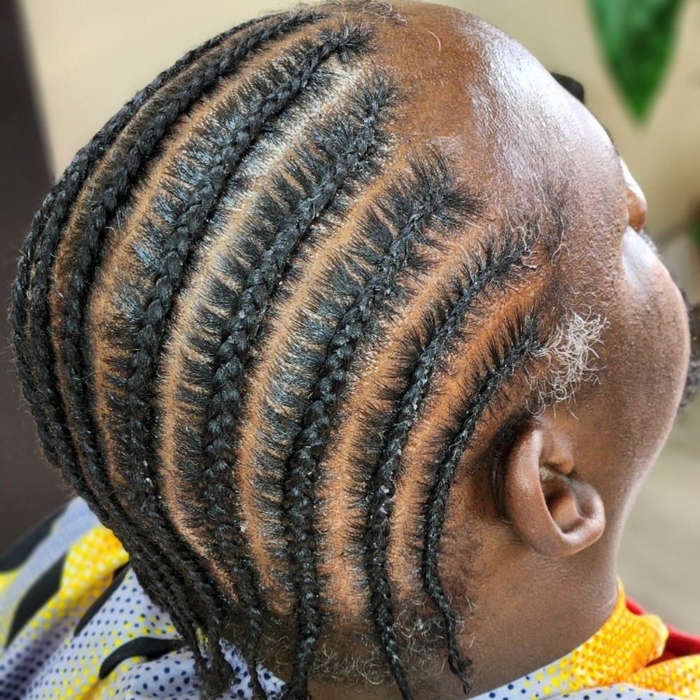 Cornrows at MaryamuAfricanbraids in Newark, NJ