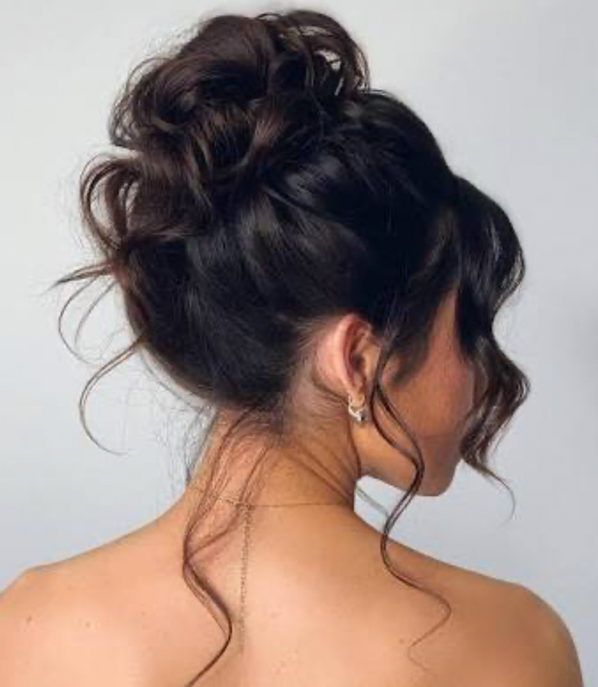 Hair Updo Styling