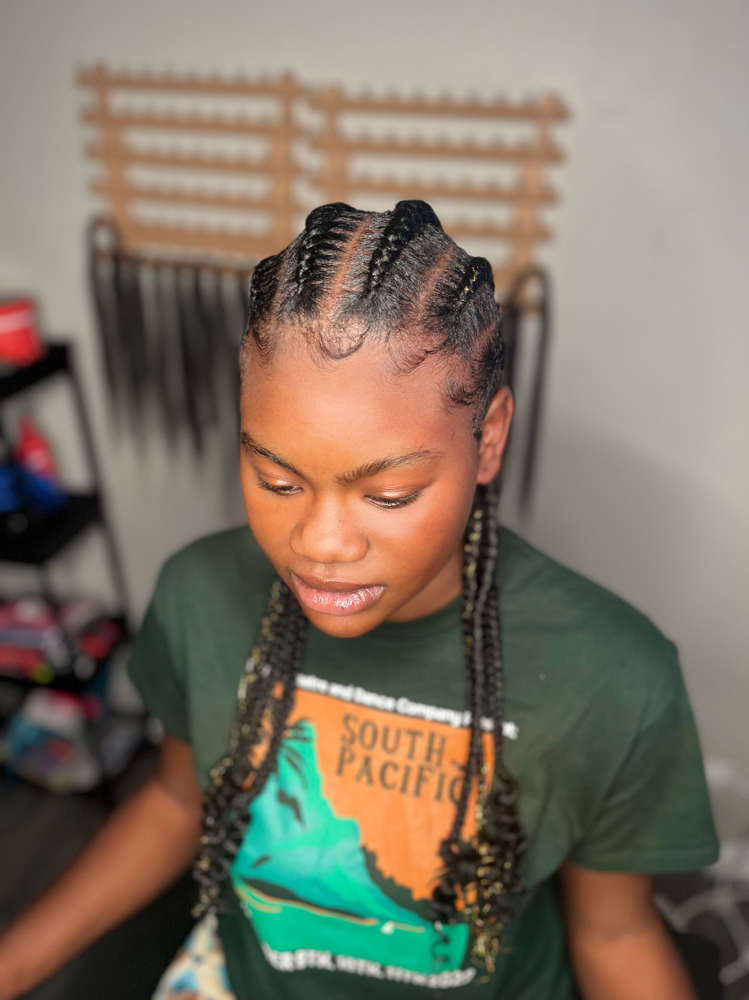 Stitch Braids (Hair Added)