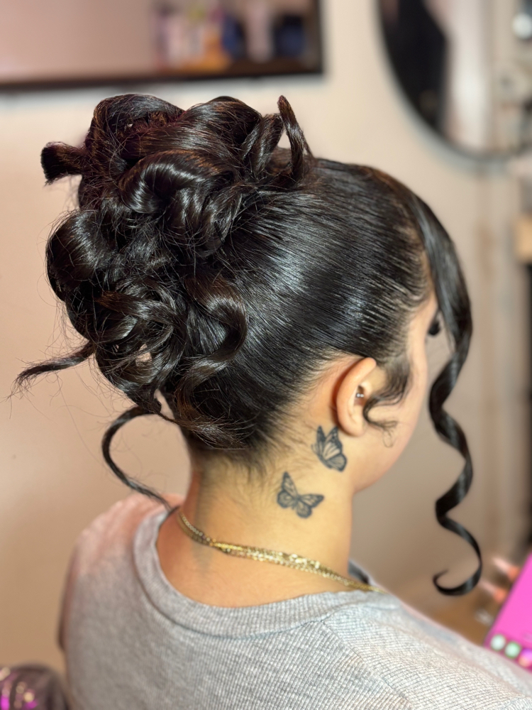 Event Updo Styling