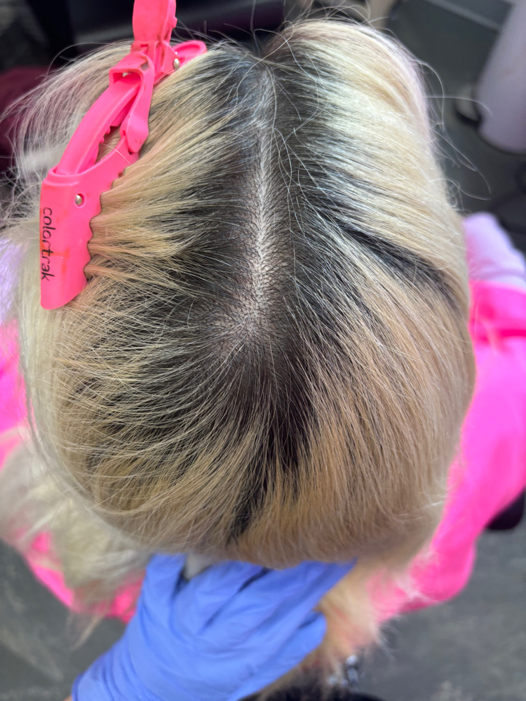 Bleach And Tone Root Touch Up