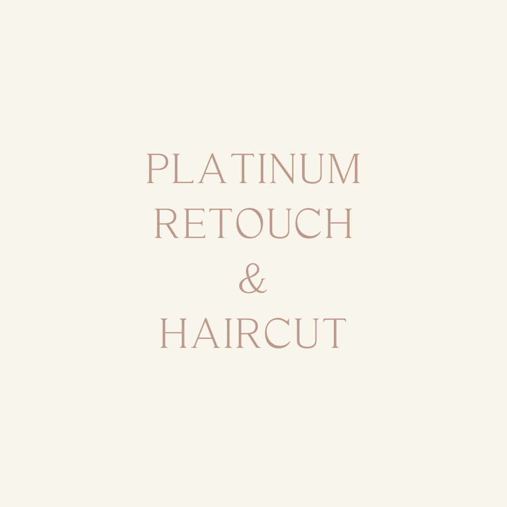 Platinum Retouch & Haircut