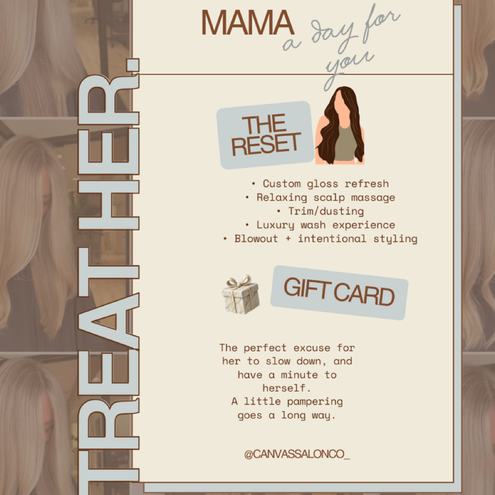 MAMA RESET at Canvas Salon Co. in Jackson, MI
