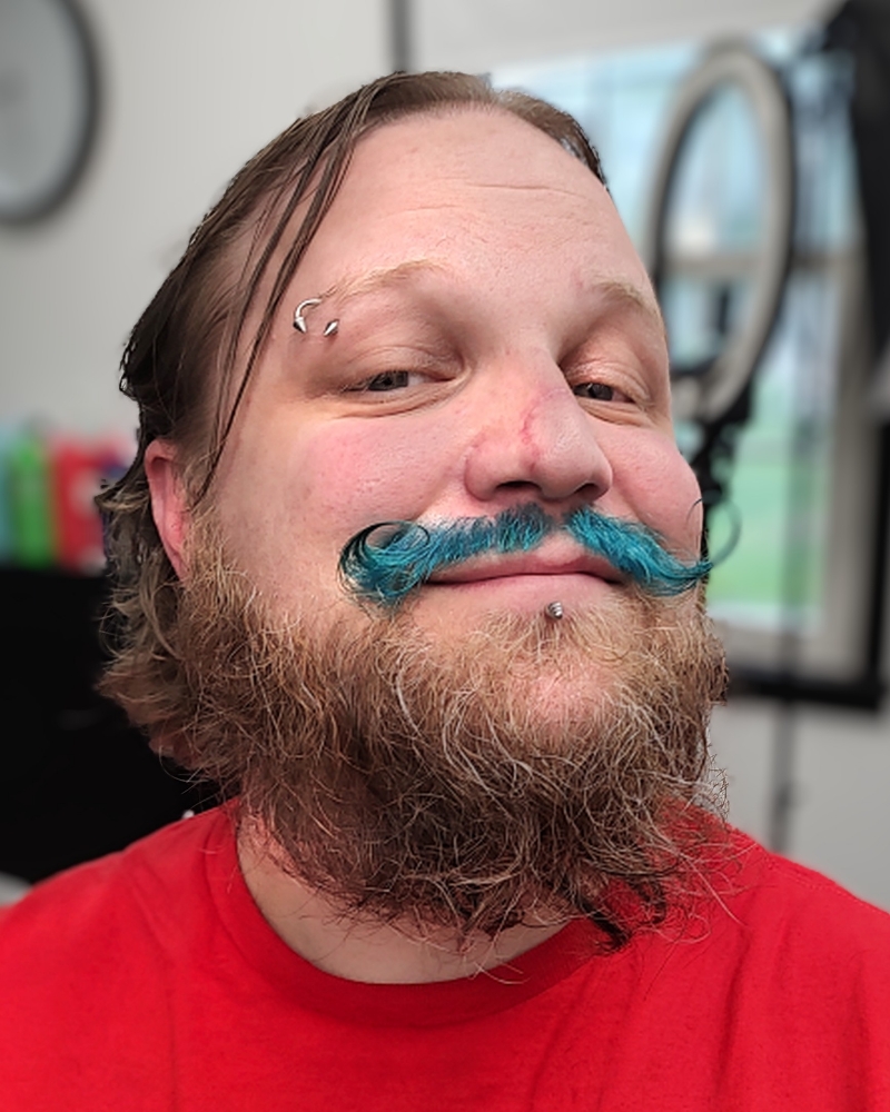Mustache Color (Vivid Or Natural)