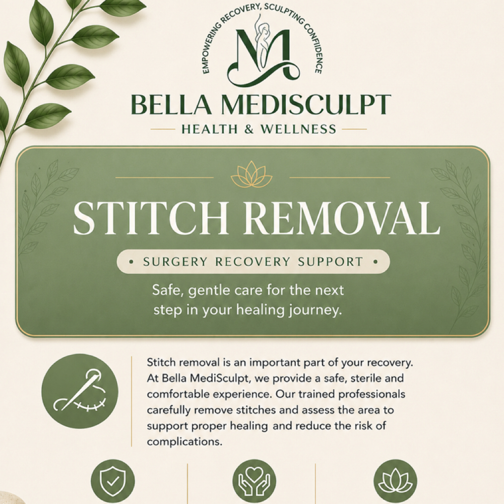 Stitch Removal at Bella Medisculpt Health & Wellness in Tempe, AZ