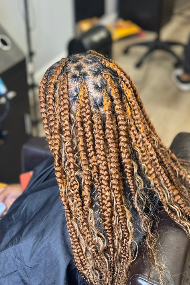 Loc Knotless Bohemian Braids