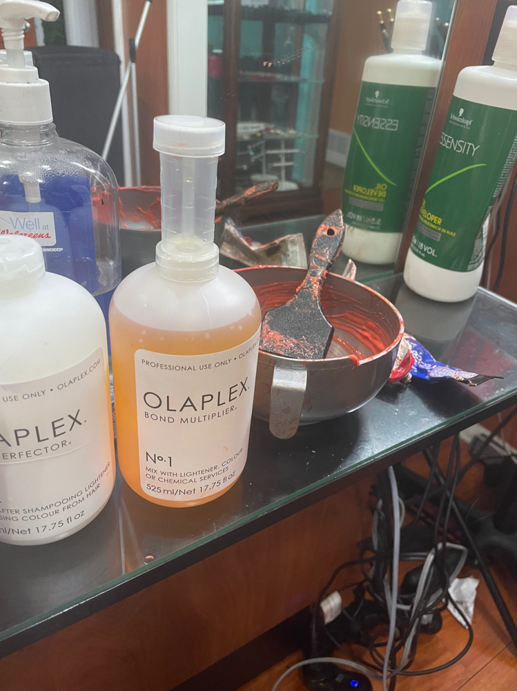 Olaplex Before and After Treatment at Oceena @ OshunCreatives in Richmond Hts, OH