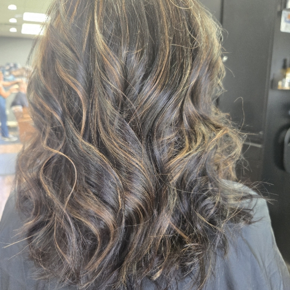 Haircut And Blowdry at Envy Waves Hair salon in North Port, FL