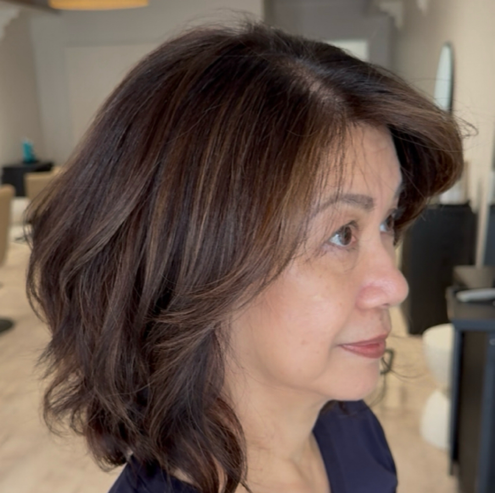 Gray Coverage at Estrada Artistry in Walnut Creek, CA
