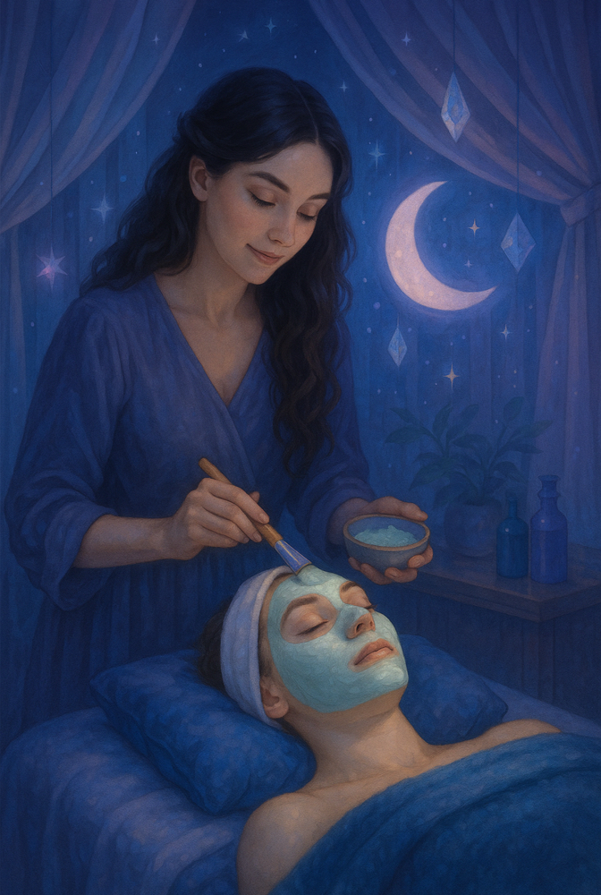 Cosmic Custom Facial🪐 at Celestial Blue Esthetics in Moreno Valley, CA