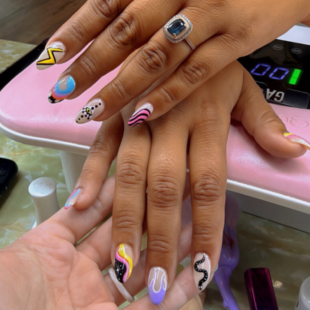 Tier 3/4 Gel X Options at Maniacurist in Panama City, FL